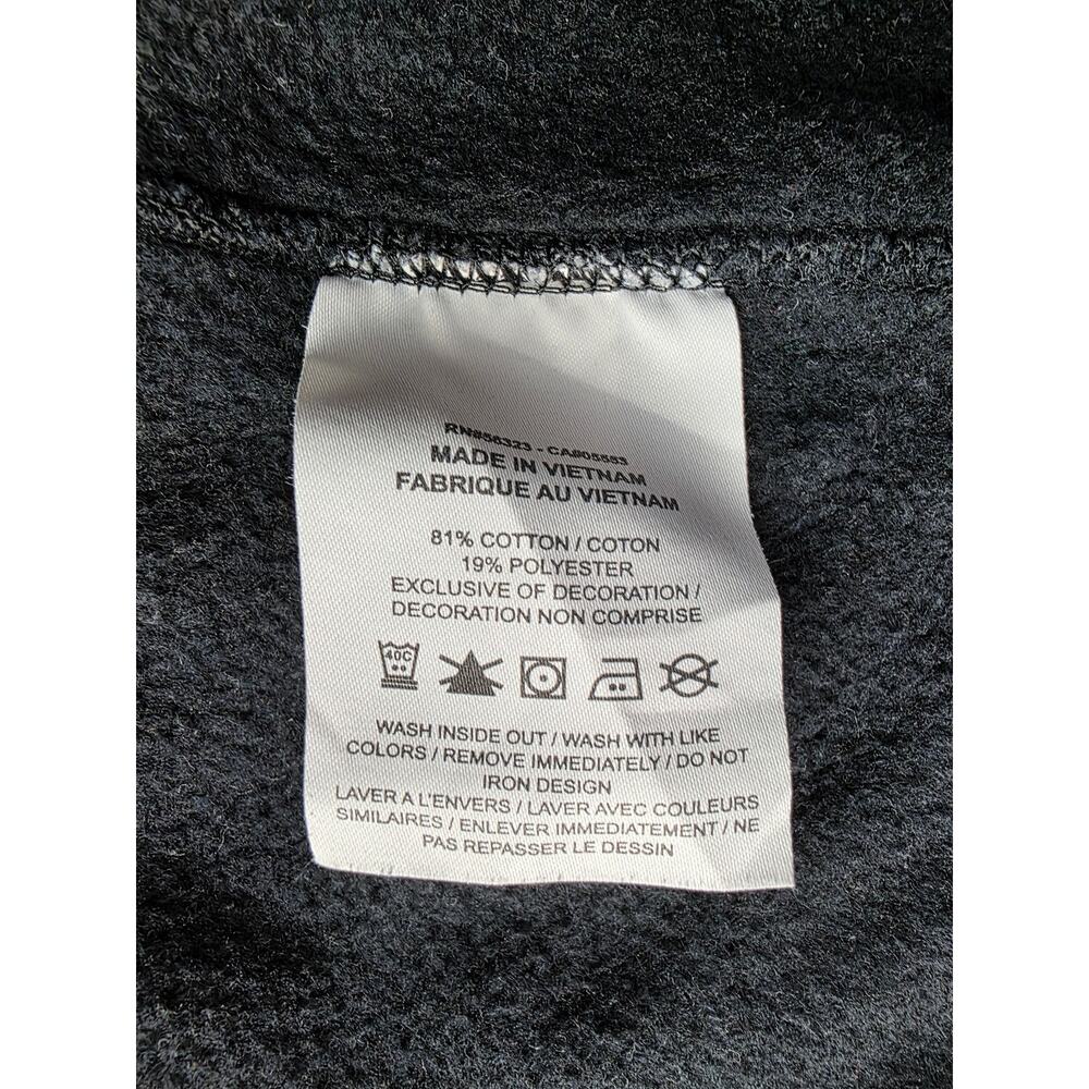 Nike Club Fleece Crewneck Sweatshirt Black Size Large - Picture 9 of 10